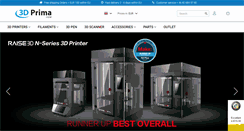 Desktop Screenshot of 3dprima.com